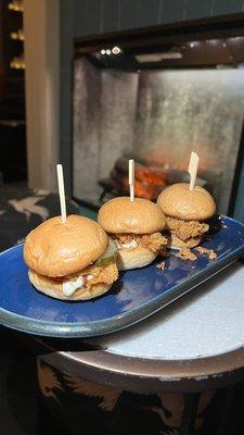 Fried Oyster Sliders