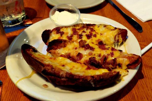 1/2 order potato skins