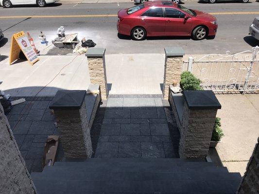 Bluestone pavers