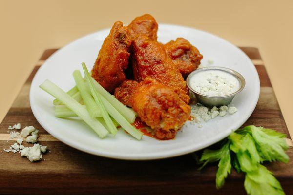 Apricot sriracha wings