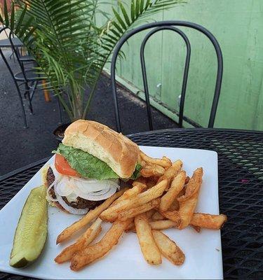 Our classic Burger and Fries! Every Wednesday we have a dine-in special for a $5 burger!