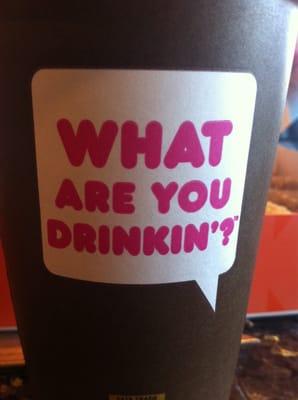 Do you have the answer for your barista at Dunkin Donuts?