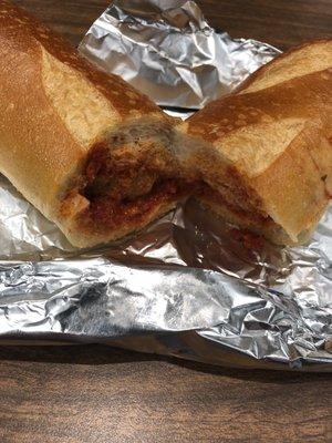 Dominick's in Totowa NEVER disappoints! Meatball sub...holla!