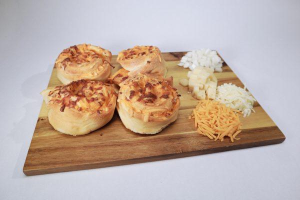 Cheddar and Onion Rolls