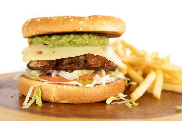 Guacamole Swiss Bacon Burger