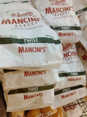 Fresh Mancini's bread!