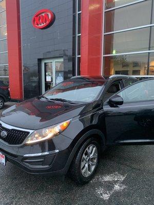 Picture of my 2016 Kia Sportage all-wheel-drive! Great priced SUV