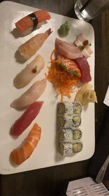 Sushi and Sashimi dinner combo