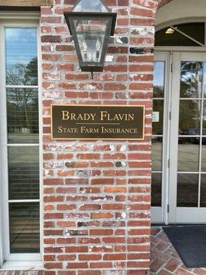 Our new Brady Flavin State Farm sign!