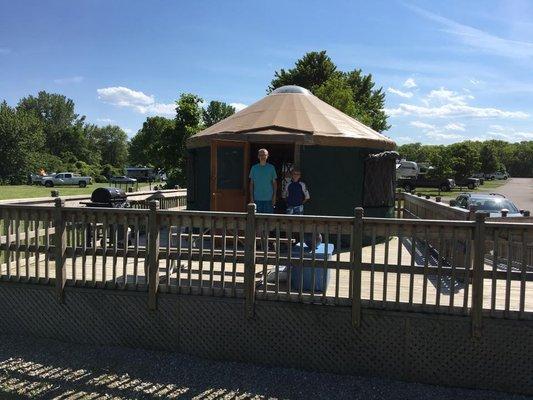 East Harbor State Park Yurt