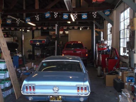 Custom Car Work, couple of classic Mustangs