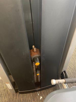 Leg press rust