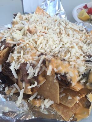 Nachos with meat