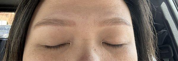 Eyebrow threading