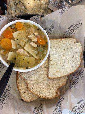 Bowl of Soup with Bread