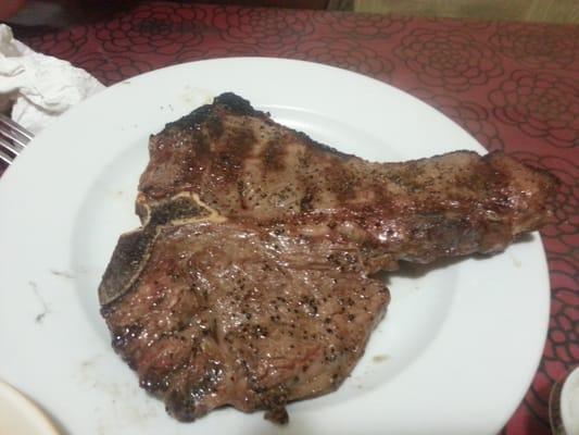 Porterhouse steak, yummy!