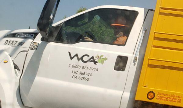 Reckless company driver for WCA