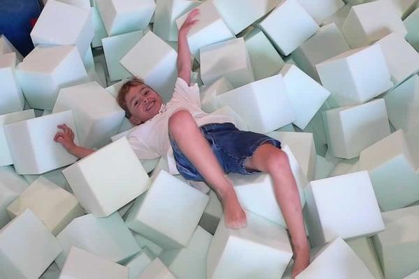 Fun in the foam pit!