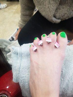 Awesome pedis