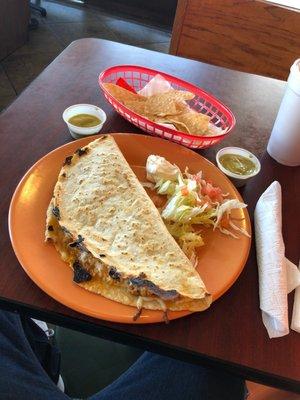 Best quesadilla I've had at a restaurant, hands down