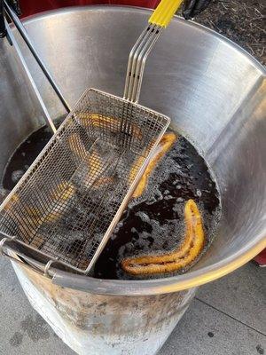 Frying of plantain