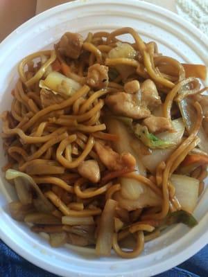 Chicken lo mein