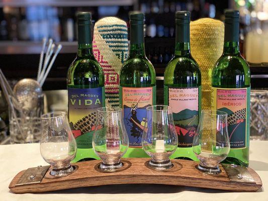 Del Maguey Mezcal Flight