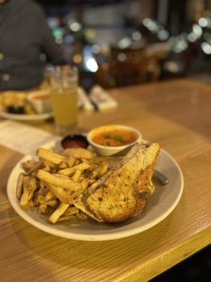 Grilled Cheese Sandwich & Cup Creamy Tomato Soup