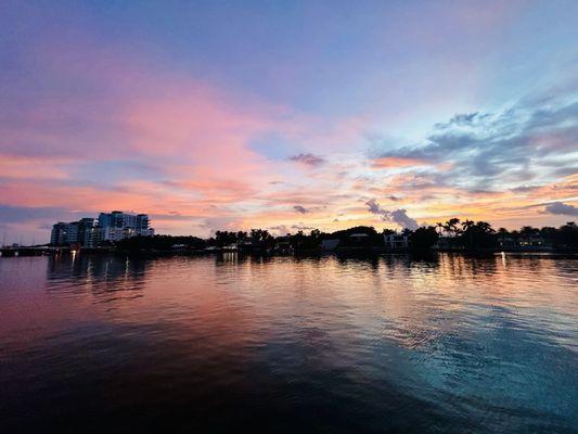 Sunset from Brittany Bay Park