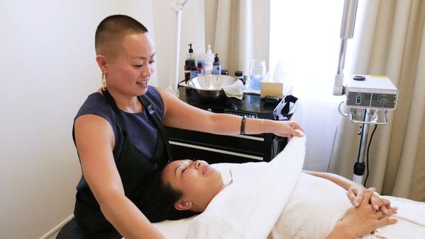 esthetician founder kim has successfully cleared thousands of clients since 2008, and trained over a dozen estheticians in her techinque