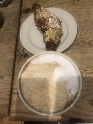 Cappuccino & Almond Croissant