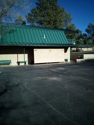 Bathrooms at Circle B RV park in Ruidoso NM