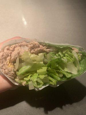 Shark Bait Wrap with Super Secret House-Made Tuna Mix