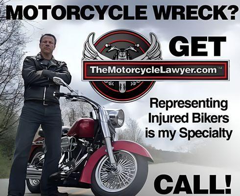 Motorcycle Injury Accident Attorney - Specializing law firm that represents MV accident victims in injury and wrongful death vehicle cases