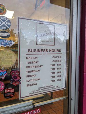 Geraldine's Bakery, Asheville