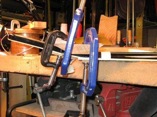 Glue and clamp