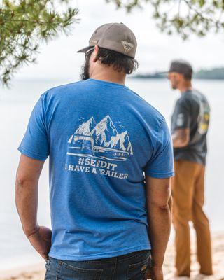 #sendit I Have a Trailer, ultimate graphic tee for those who love to take their off-road adventures to the next level.