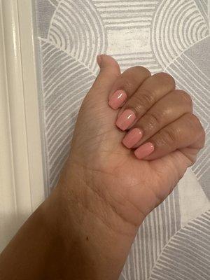 Gel on natural nails OPI 18 by Mai