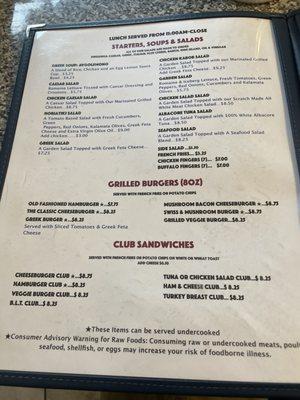 Menu 3/4