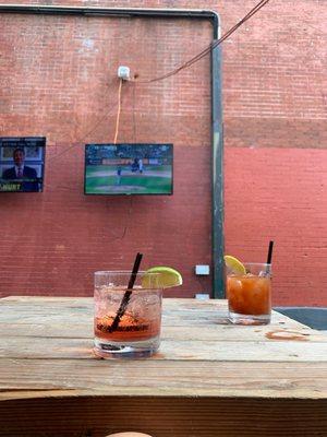 Bloody Mary's & the Yankees:)