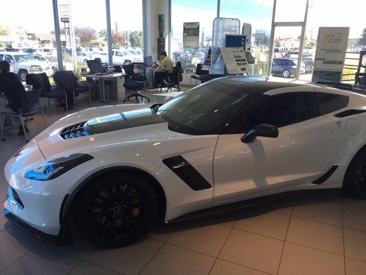 Z06 in the lobby