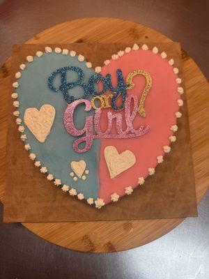 Another Gender Reveal Day! Filled with the color of icing of your baby! It's a Boy!