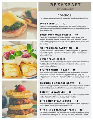 Sunday Brunch Menu 1