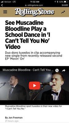 Celebrity Men's Grooming for Muscadine Bloodline by Jill Brooks || Featured on Rolling Stone's Home Page!