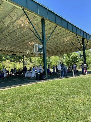 Fun at the Open Air Gym at the "Art of the Flame" Event on May 1, 2021.