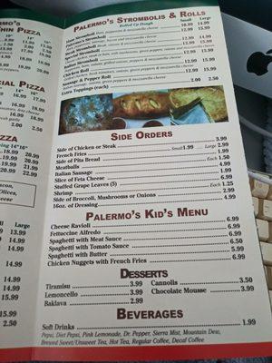 Menu p4