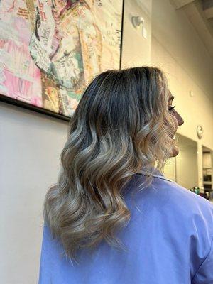 Balayage, color correction