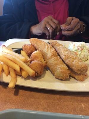 3 piece country style fish dinner