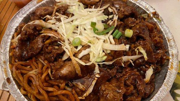 Roast Lamb Chow Mein