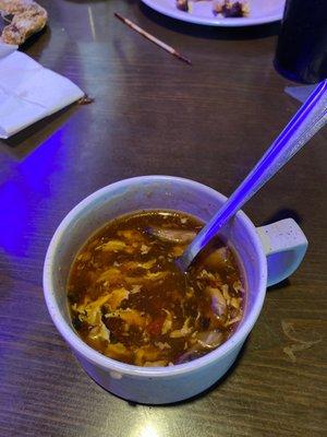 Hot and sour soup. BOMB!!